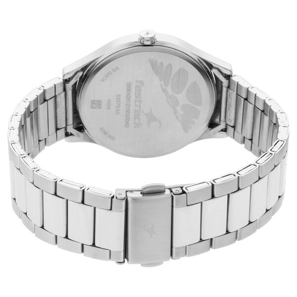 Fastrack Tripster Quartz Analog Blue Dial Stainless Steel Strap Watch for Guys - image number 4
