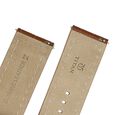 24 mm Tan Genuine Leather Strap for Men - image number 4