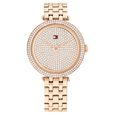 Tommy Hilfiger Analog Rose Gold Dial Rose Gold Color Stainless Steel Strap Watch For Women - image number 0