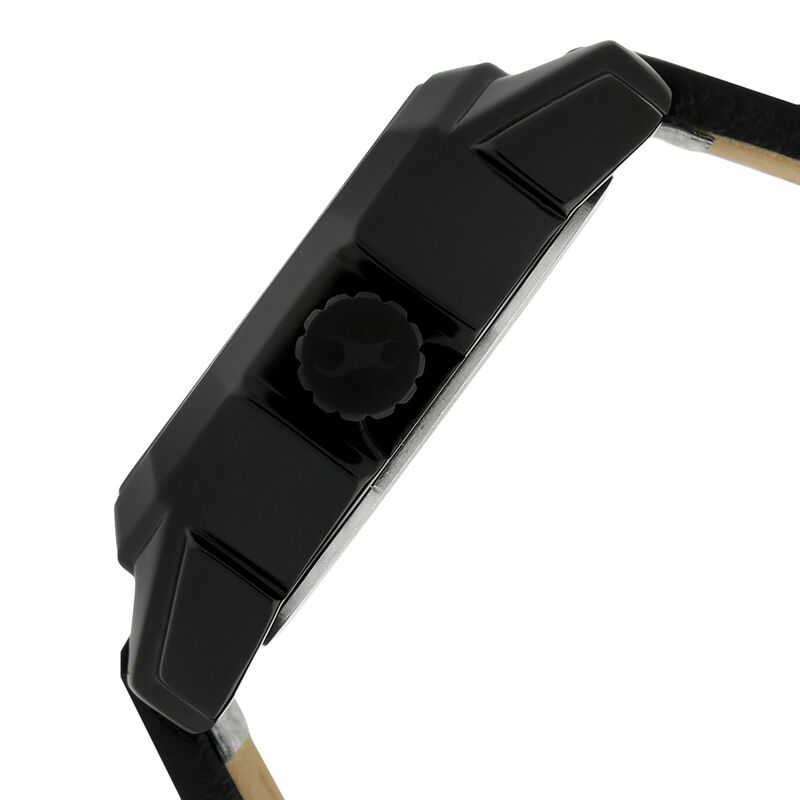 Fastrack Quartz Analog Black Dial Leather Strap Watch for Guys - image number 2