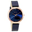 Titan Memento Blue Dial Analog Leather Strap Watch for Women - image number 1