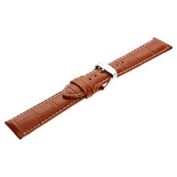 22 mm Tan Genuine Leather Straps for Men