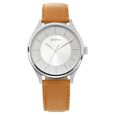 Titan Men's Urban Edge Lustrous White Dial Leather Watch - image number 1