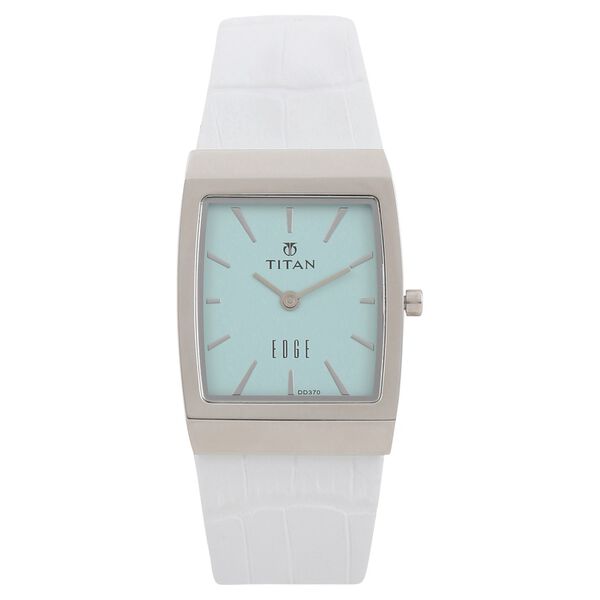 Titan Edge Green Dial Analog Leather Strap watch for Women - image number 0