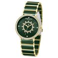 Kenneth Cole Quartz Analog Green Dial Golden Ceramic Strap Watch For Women - image number 1
