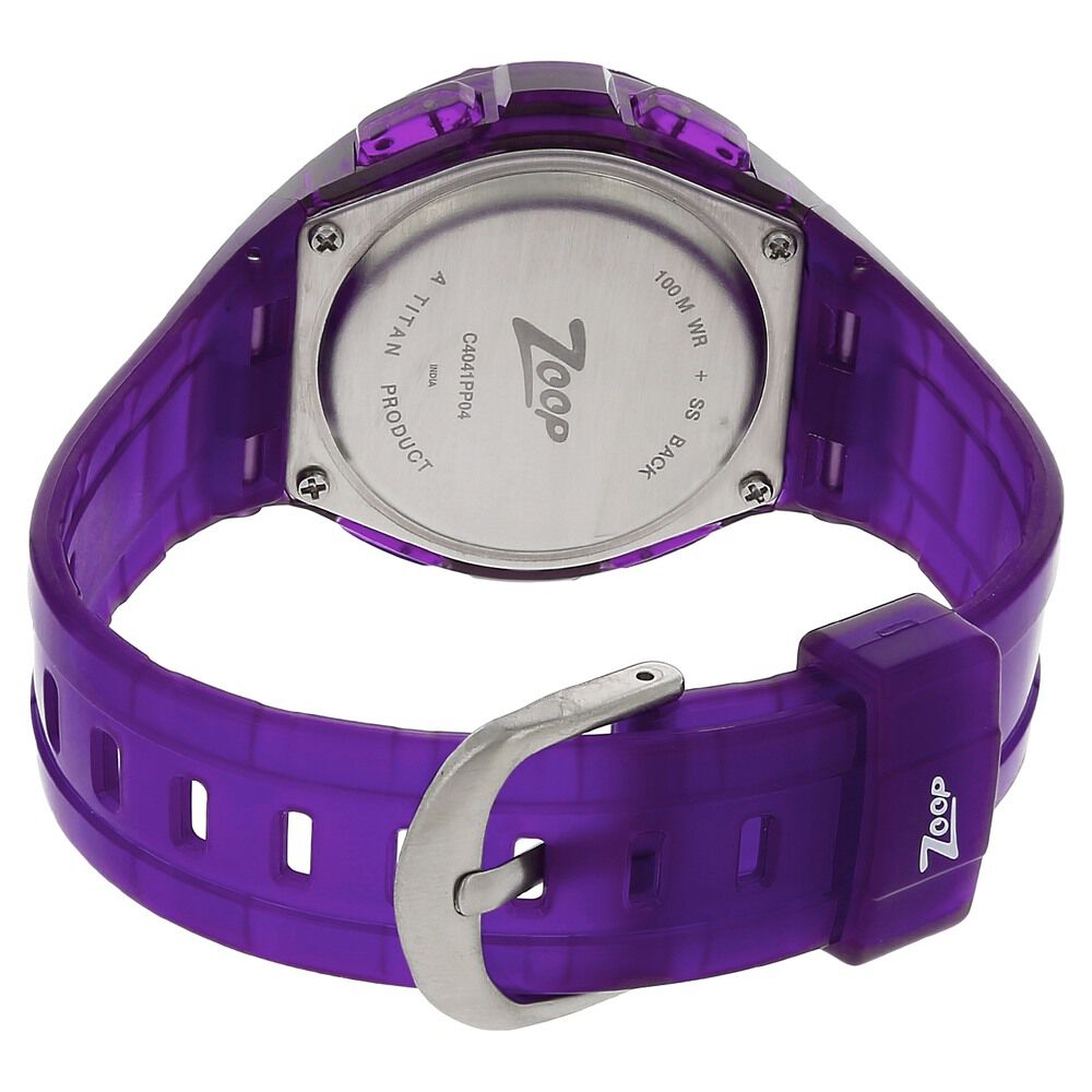 Buy Online Zoop By Titan Digital Dial Plastic Strap Watch for Kids c4041pp04j Titan