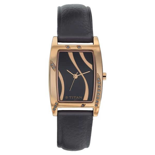 Titan Quartz Analog Black Dial Watch for Women - image number 0