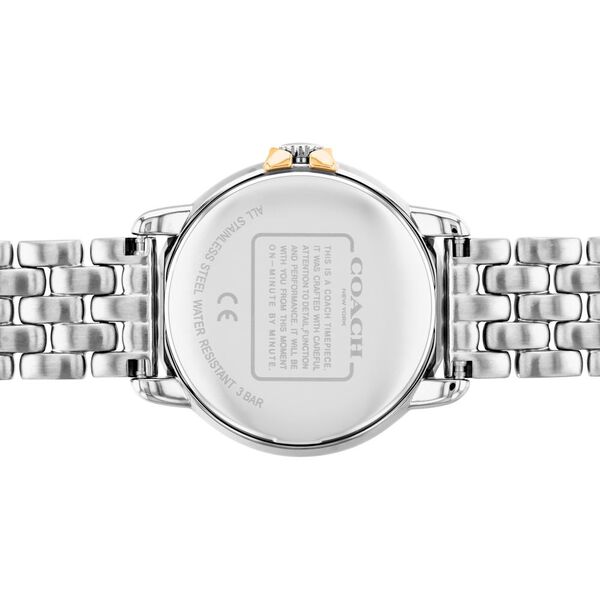 Coach Quartz Analog White Dial Stainless Steel Strap Watch for Women - image number 2