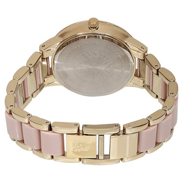 Anne Klein Quartz Analog Beige Dial Bimetal Strap Watch for Women - image number 3