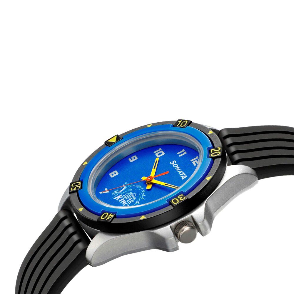 Buy Online SF CSK Quartz Analog Blue Dial TPU Strap Unisex Watch