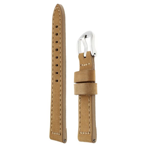 22 mm Brown Genuine Leather Straps for Men - image number 2
