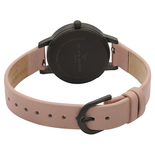 Olivia Burton Quartz Analog Mother of Pearl Dial Leather Strap Watch for Women - image number 4