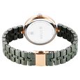Titan Purple Ceramics Quartz Analog Mother of Pearl Dial Green Ceramic Strap Watch For Women - image number 4