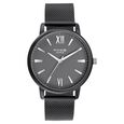 Sonata Poze Quartz Analog Grey Dial Black Mesh Strap Watch For Men - image number 1