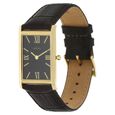 Titan Nebula Ultraslim 18k Gold Analog Leather Strap Watch for Men - image number 1