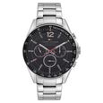 Tommy Hilfiger Quartz Multifunction Black Dial Metal Strap Watch for Men - image number 0