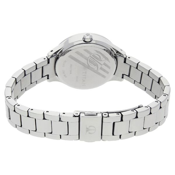 Titan Quartz Analog Purple Dial Metal Strap Watch for Women - image number 3