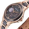 Titan Glamour Quartz Multifunction Grey Dial Two Toned Steel & Ceramic Strap Watch For Women - image number 3