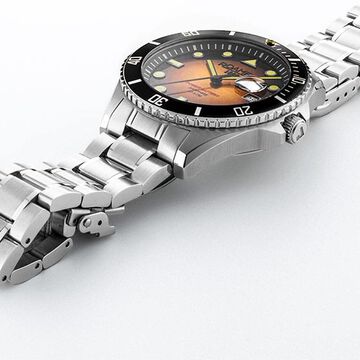 Roamer Pro Diver 200 Quartz Analog with Date Yellow Dial Silver Stainless Steel Strap Watch For Men
