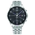 Tommy Hilfiger Quartz Multifunction Grey Dial Stainless Steel Strap Watch for Men - image number 0