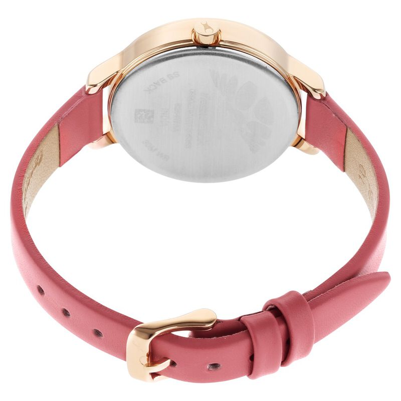 Fastrack Uptown Retreat Quartz Analog Multicoloured Dial Leather Strap Watch for Girls - image number 5