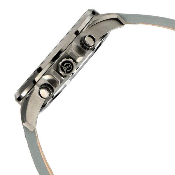 Titan Octane Anthracite Dial Quartz Multifunction Leather Strap watch for Men - image number 3