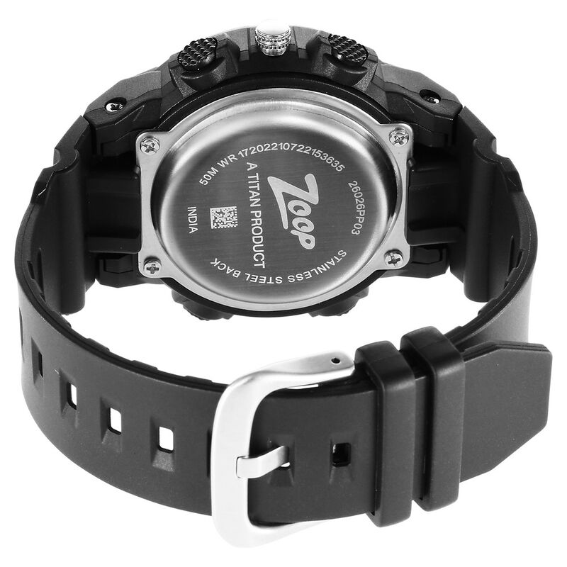 Zoop By Titan Quartz Analog Digital Black Dial Plastic Strap Watch for Kids - image number 4
