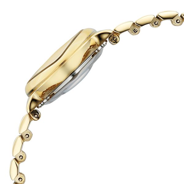 Titan Raga Opalesque Quartz Analog White Dial Golden Metal Strap Watch For Women - image number 3