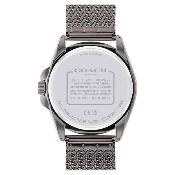 Coach Quartz Analog Green Dial Stainless Steel Strap Watch for Men - image number 2