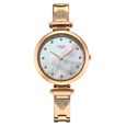 Titan Raga Glimmers Quartz Analog Mother of Pearl Dial Rose Gold Metal Strap Watch For Women - image number 1