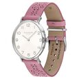 Coach Quartz Analog Champagne Dial Leather Strap Watch for Women - image number 1