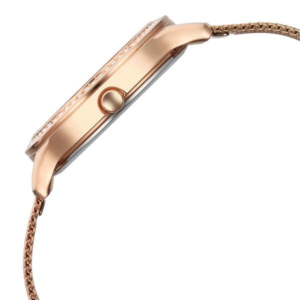 Titan Purple Glam It Up Pink Dial Analog with Date Stainless Steel Strap Watch for Women - image number 3