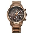 Titan Octane Primal Quartz Chronograph Brown Dial Brown Stainless Steel Strap Watch For Men - image number 1