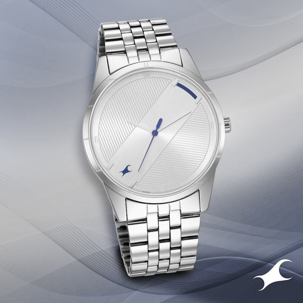Fastrack watches for mens silver store