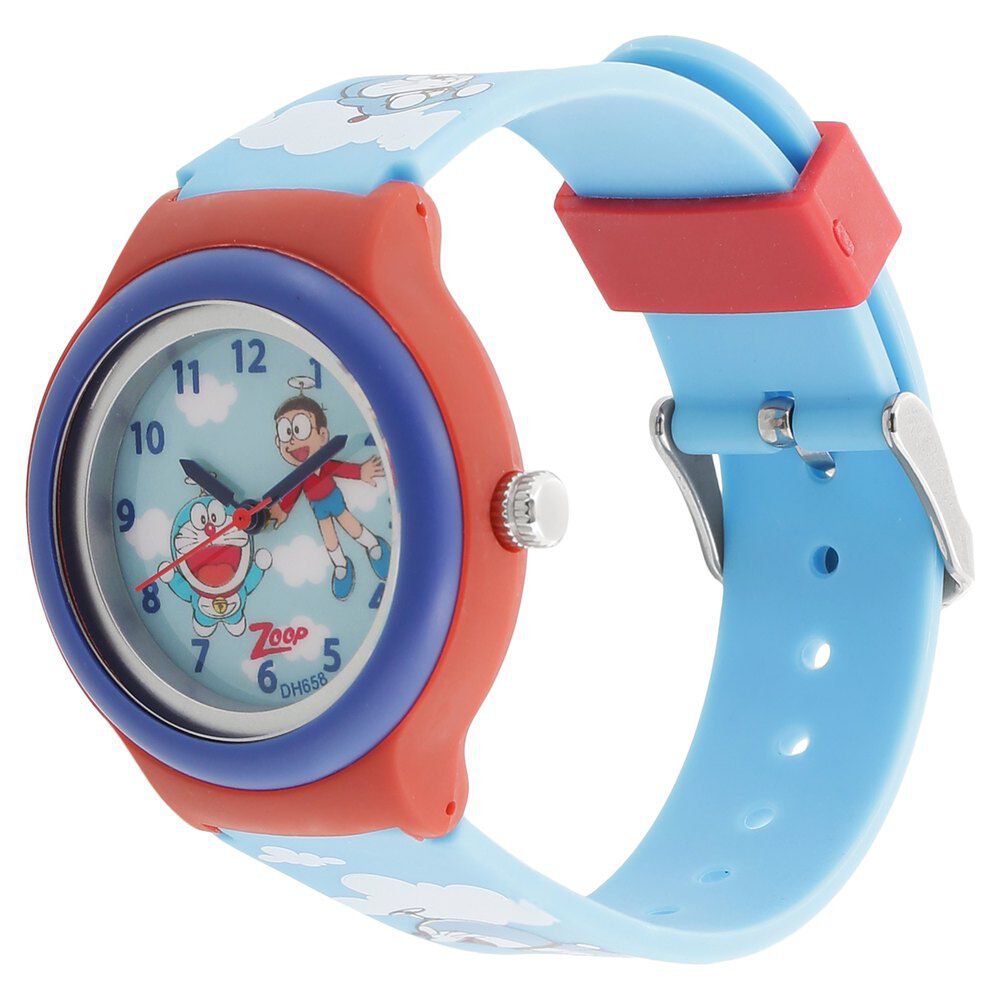 Buy Online Zoop By Titan Quartz Analog Blue Dial PU Strap Watch