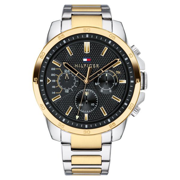 Tommy Hilfiger Quartz Analog Black Dial Stainless Steel Strap Watch for Men - image number 0
