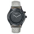 Poze By Sonata Quartz Analog Two Toned Dial Grey PU Leather Strap Watch For Men - image number 1
