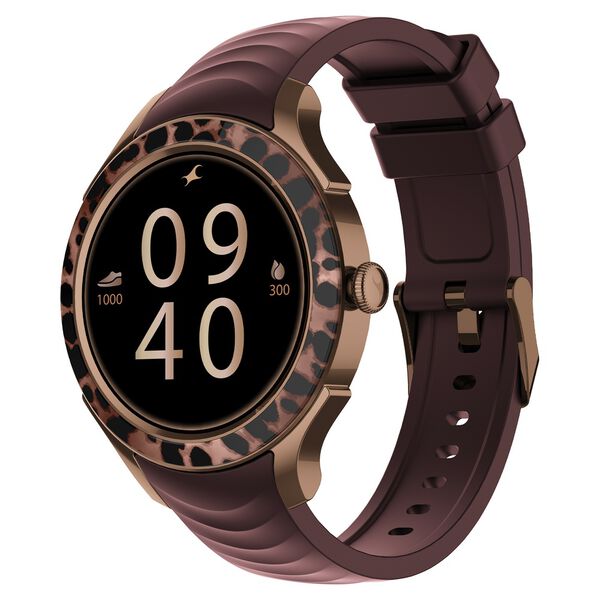 Fastrack Ella Women Smartwatch with 1.2" inch AMOLED Display, Patterned Bezel, Functional Crown, BT Calling - image number 0