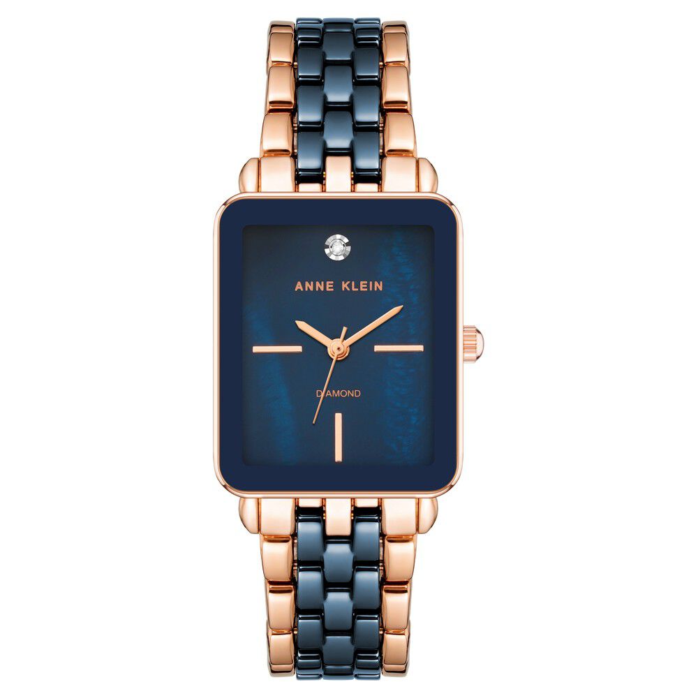Anne klein online watches blue ceramic