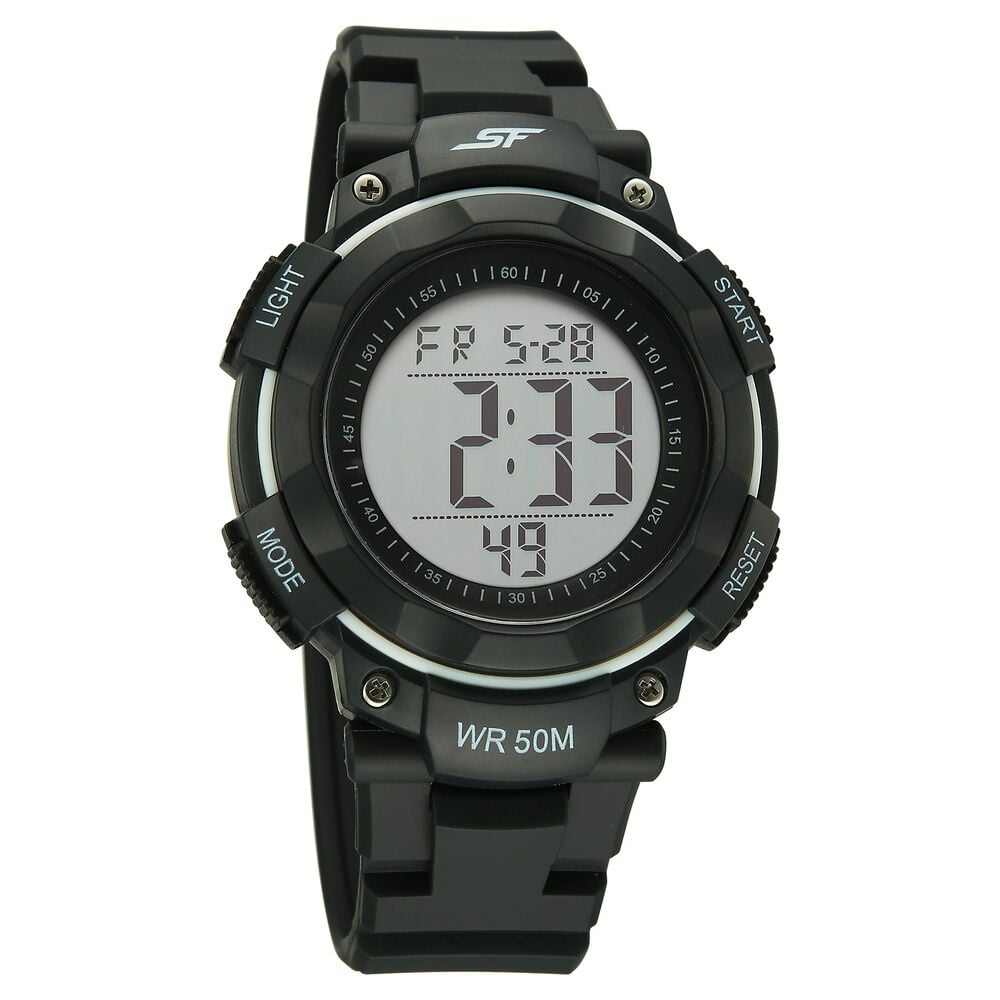 SF Digitals Digital Dial Black Strap Watch For Men-picture-26