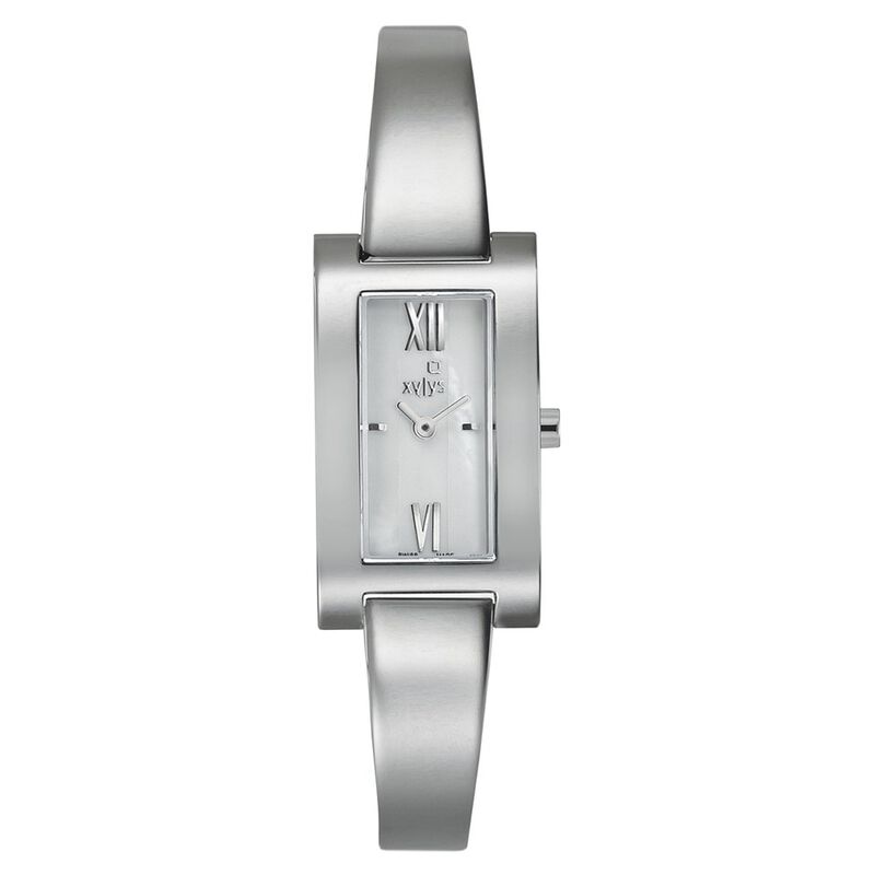 Xylys Quartz Analog Mother of Pearl Dial Stainless Steel Strap Watch for Women - image number 0