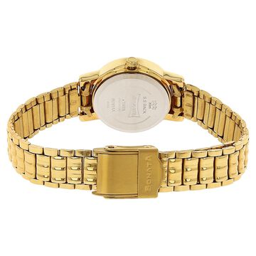 Sonata Quartz Analog Champagne Dial Stainless Steel Strap Watch for Women
