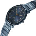 Edge Meister Quartz Analog Blue Dial Blue Stainless Steel Strap Watch For Men - image number 9