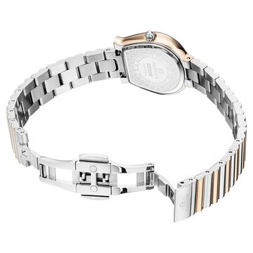 Aigner Quartz Analog Silver Dial Two Toned Stainless Steel Strap Watch For Women
