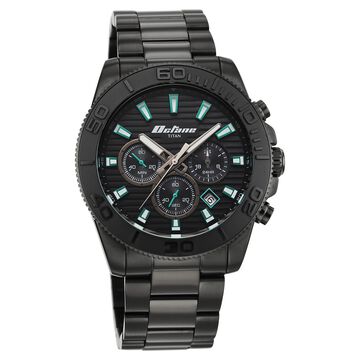 Octane Fashion Accendo Chronograph with Knurled Bezel & Lume Hands for Men