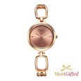 Titan Raga Quartz Analog Rose Gold Round Dial Rose Gold Metal Strap Watch For Women - image number 0