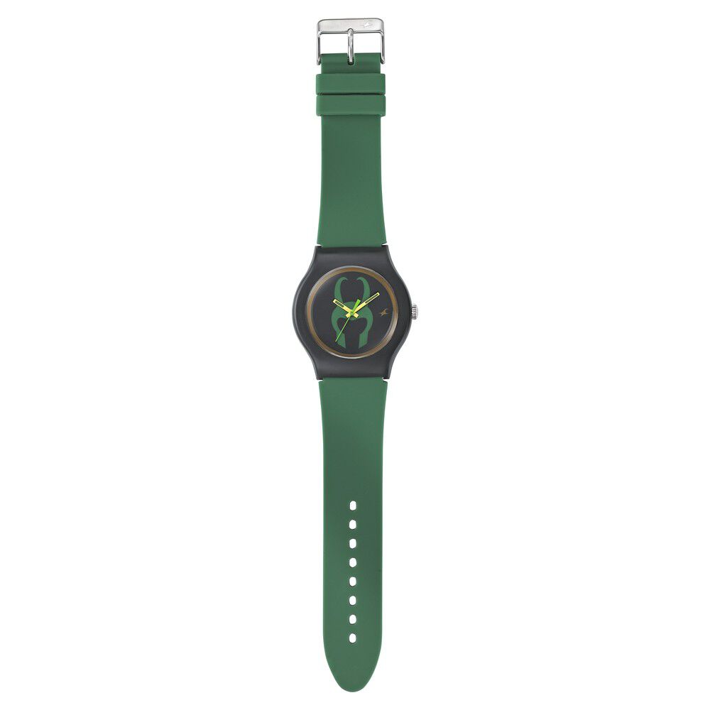 Fastrack Avengers End Game Quartz Analog Black Dial Silicone Strap Unisex Watch