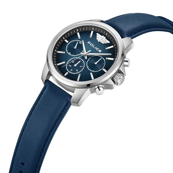 Police Blue Dial Quartz Multifunction Watch for Men - image number 5