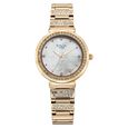Titan Raga Spotlight Quartz Analog Mother of Pearl Dial Two Toned Metal Strap Watch For Women