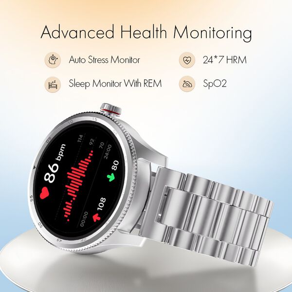 Fastrack Magnus FX1 Luxury Metal Smartwatch with High Definition 3.5 cm UltraVU Display, SingleSync BT Calling - image number 4